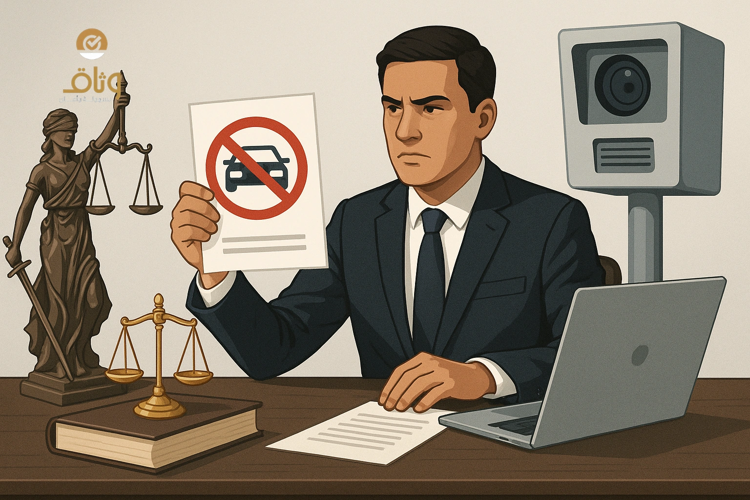 خطوات الاعتراض على مخالفة ساهر إلكترونياً عبر أبشر (دليل قانوني سعودي شامل)