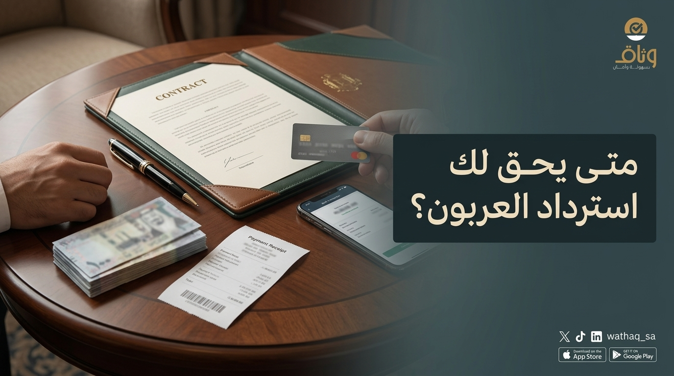 كيفية استرداد العربون في العقود السعودية: دليل عملي وفق نظام المعاملات المدنية 2023