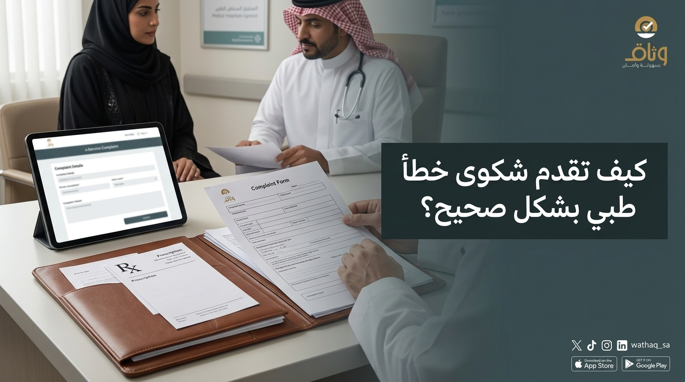 خطوات تقديم شكوى خطأ طبي في السعودية: الدليل العملي لحفظ حقك والمطالبة بالتعويض